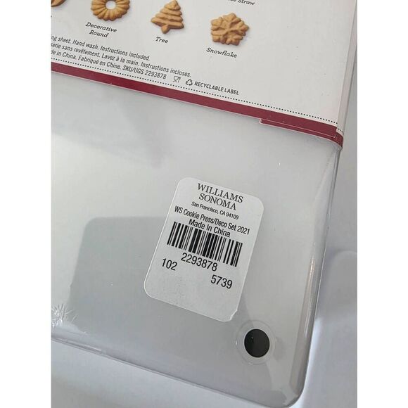 Kuhn Rikon Williams Sonoma Cookie Press Kit NEW - Picture 4 of 5